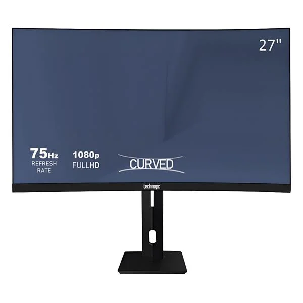 TECHNOPC 27" VA TPL27CS 6.5MS 75HZ HDMI-DP Kavisli Kurumsal Monitör 1920x1080