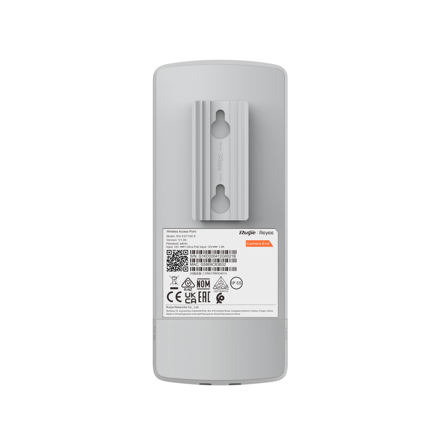 RUIJIE RG-EST100-E 300mbps 2.4ghz 500metreye kadar Harici Access Point 2-li Set