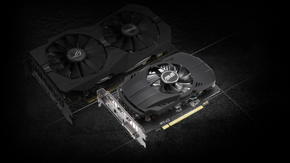 ASUS RX550 2GB PH-550-2G GDDR5 64bit HDMI DVI PCIe 16X v3.0