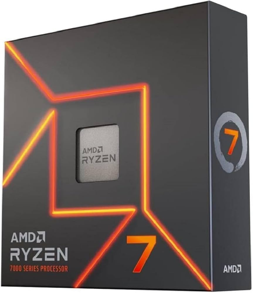 AMD RYZEN 7 7700X 40MB 8çekirdekli O/B UHD AM5 105w Kutulu+Fansız