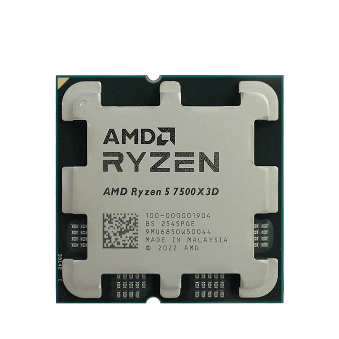 AMD RYZEN 5 7500X3D 102MB 12çekirdekli O/B UHD AM5 65w Kutulu+Fansız