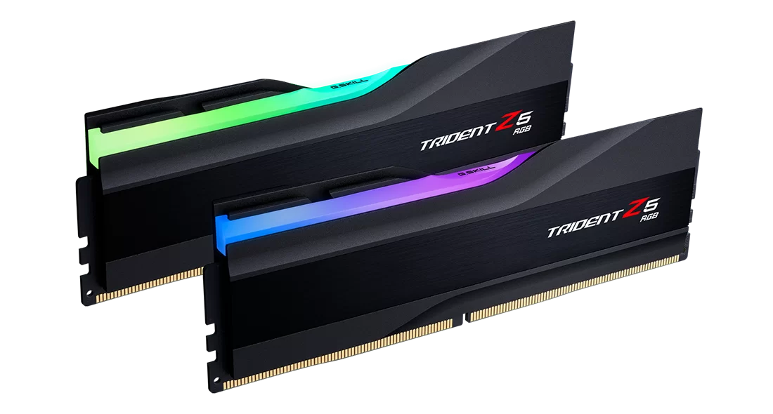 GSKILL 32GB (2X 16GB) DDR5 7600MHZ CL36 DUAL KIT RGB PC RAM TRIDENT Z5 F5-7600J3646G16GX2-TZ5RK