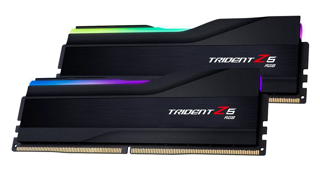 GSKILL 32GB (2X 16GB) DDR5 7600MHZ CL36 DUAL KIT RGB PC RAM TRIDENT Z5 F5-7600J3646G16GX2-TZ5RK