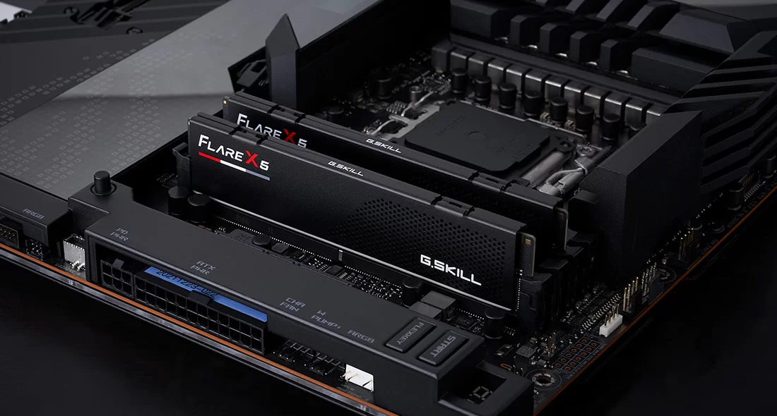 GSKILL 32GB (2X 16GB) DDR5 6000MHZ CL36 DUAL KIT PC RAM FLARE X5 F5-6000J3636F16GX2-FX5