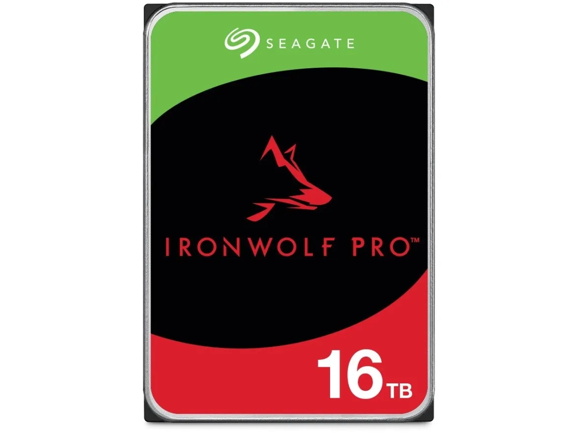 SEAGATE 16TB 3.5" IRONWOLF PRO ST16000NT001 7200 RPM 256MB SATA-3 NAS Diski