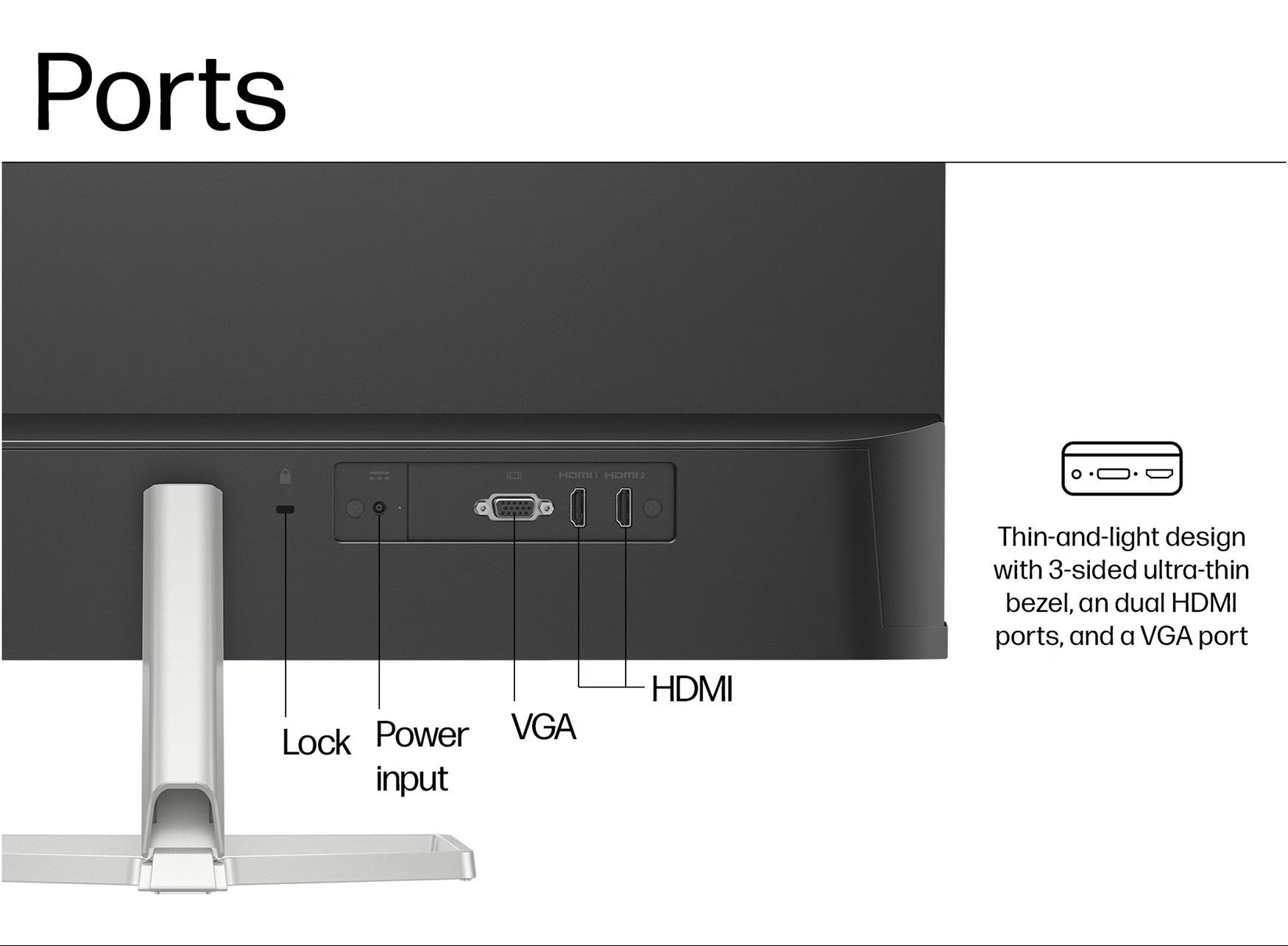 HP 27" IPS 527SF 94F44AA 5ms 100Hz HDMI EV OFİS TİPİ MONİTÖR 1920X1080