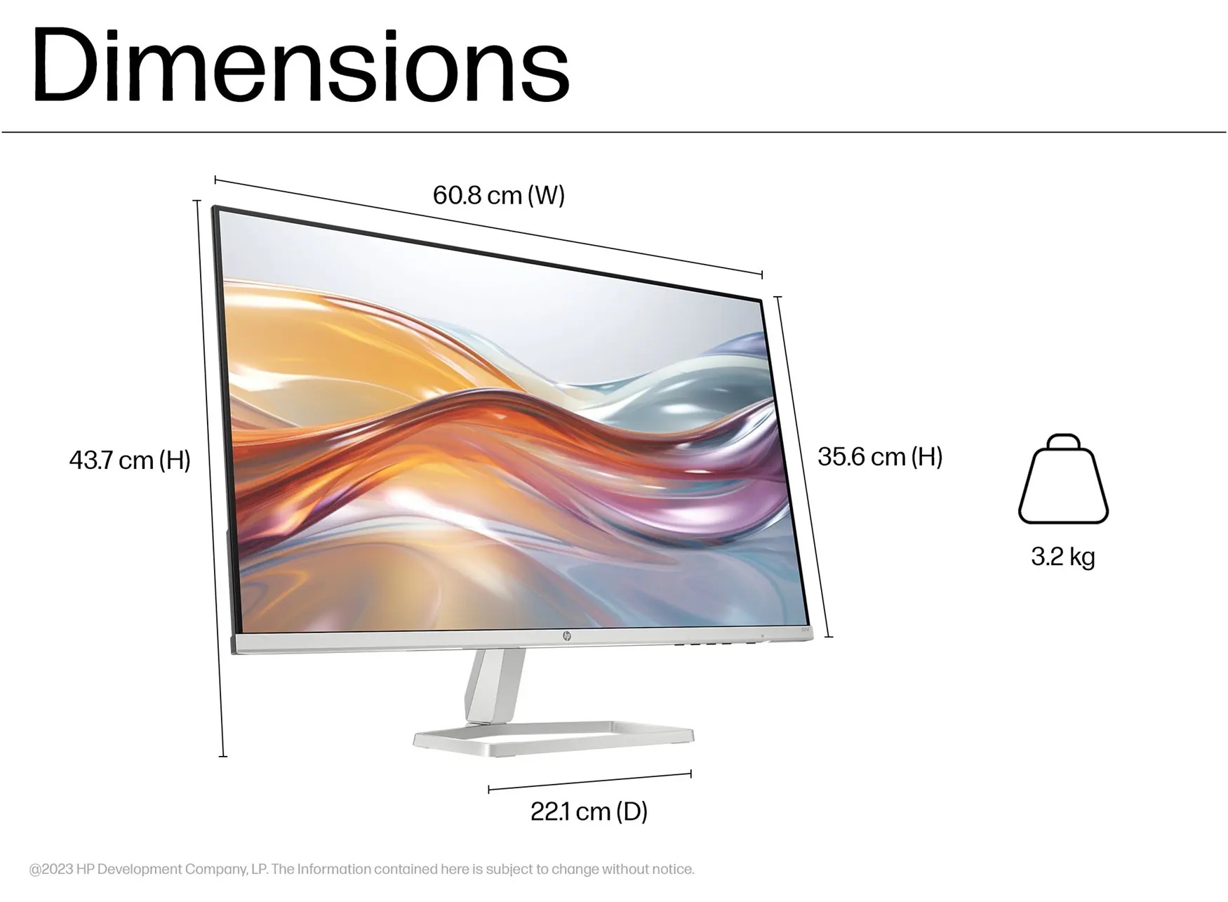 HP 27" IPS 527SF 94F44AA 5ms 100Hz HDMI EV OFİS TİPİ MONİTÖR 1920X1080