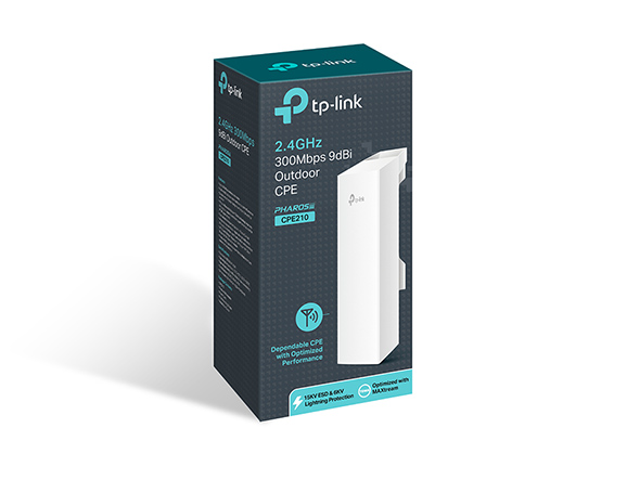 TP-LINK CPE210 9dbi 300mbps 2.4ghz 10+km Harici Access Point