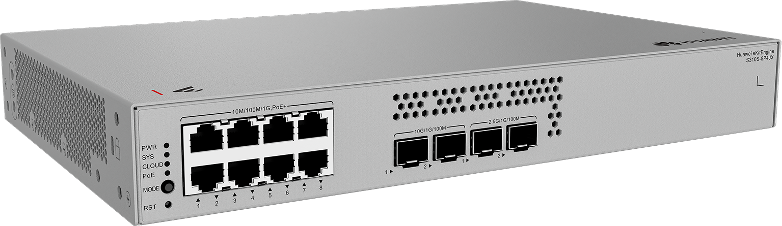 HUAWEI 8port POE+ 128w 2-SFP/2SFP 2.5GE Gigabit Yönetilebilir Switch eKIT S310S-8P4JX