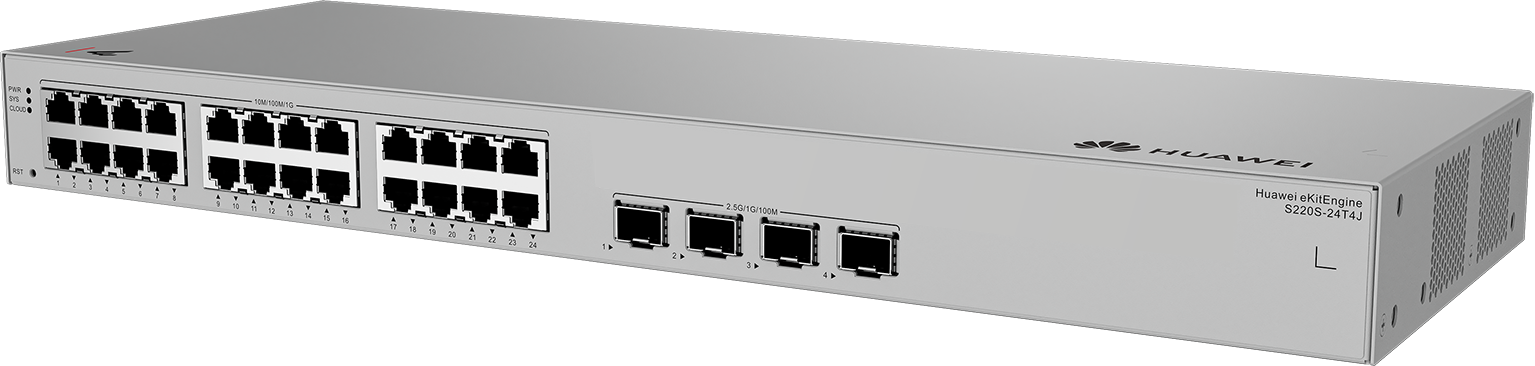 HUAWEI 24port 4-SFP 2.5GbE Gigabit Yönetilebilir Switch eKIT S220S-24T4J