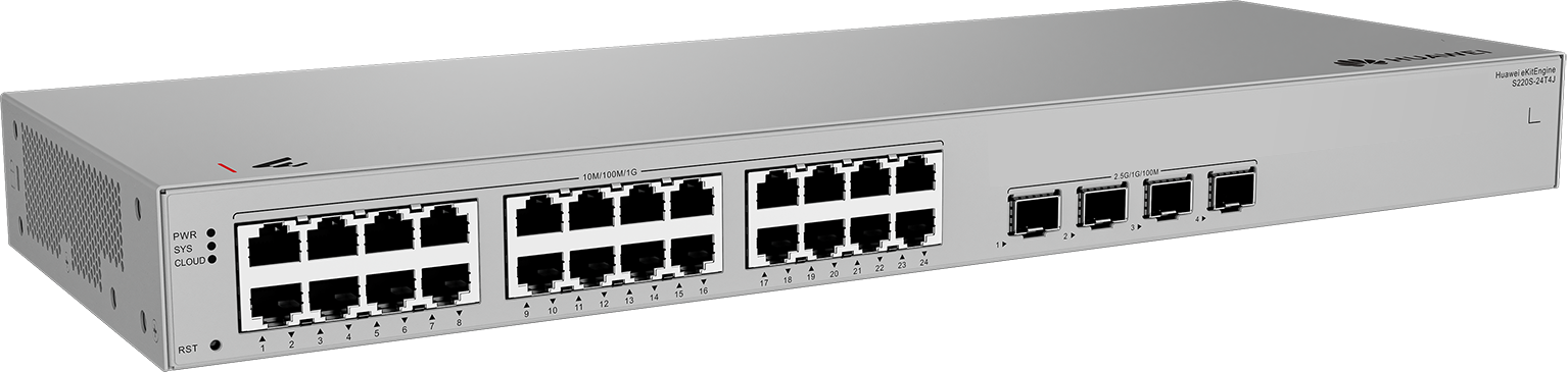HUAWEI 24port 4-SFP 2.5GbE Gigabit Yönetilebilir Switch eKIT S220S-24T4J