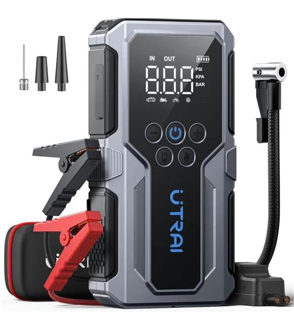UTRAI Jstar JS9 15000mAh 4 in 1 Jump Starter+Lastik Şişirme Pompalı Taşınabilir Akü Takviye Kiti ikinci görünüm