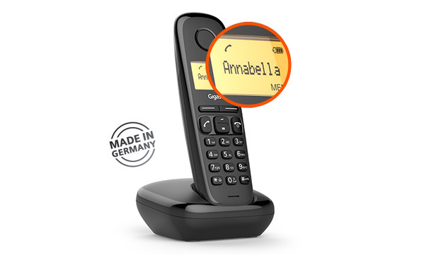 GIGASET A170 Kablosuz LCD Ekranlı Telefon Siyah