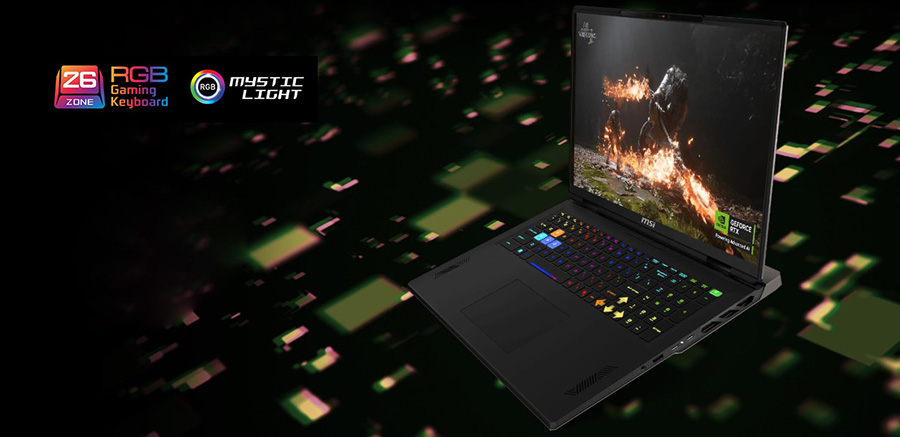 MSI 18" VECTOR 18 HX AI A2XWIG-666XTR ULTRA 9 275HX- 32GB DDR5 RAM 1TB M2 NVME 16GB RTX5080 FDOS