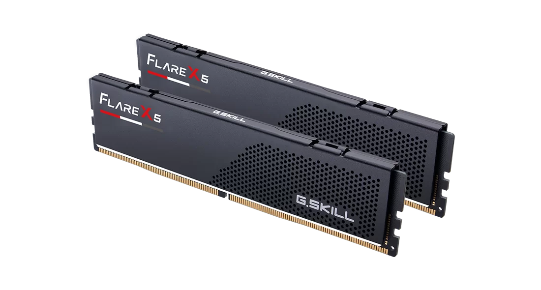 GSKILL 32GB (2X 16GB) DDR5 5600MHZ CL30 DUAL KIT PC RAM FLARE X5 F5-5600J3036D16GX2-FX5