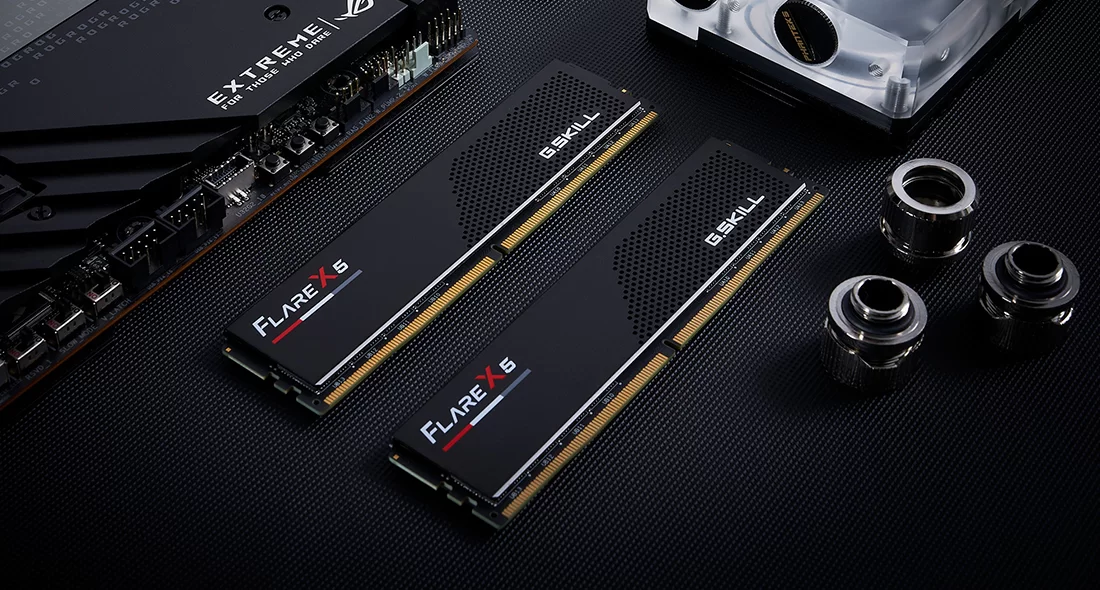 GSKILL 32GB (2X 16GB) DDR5 5600MHZ CL30 DUAL KIT PC RAM FLARE X5 F5-5600J3036D16GX2-FX5
