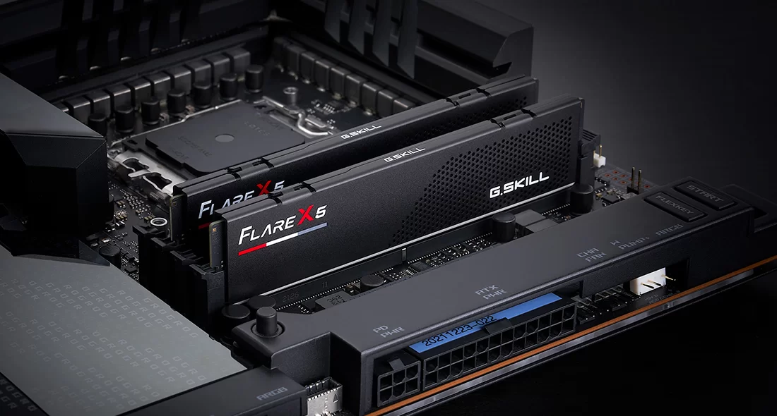 GSKILL 32GB (2X 16GB) DDR5 5600MHZ CL30 DUAL KIT PC RAM FLARE X5 F5-5600J3036D16GX2-FX5
