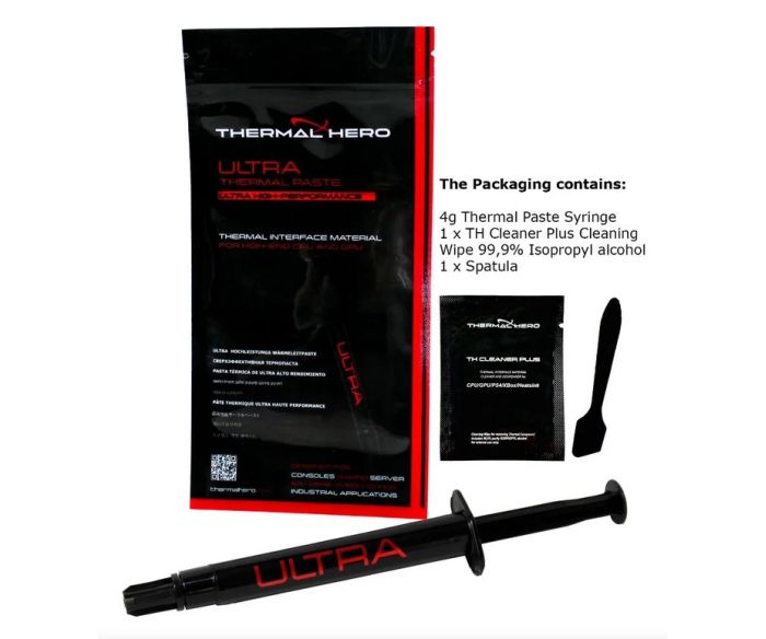THERMAL HERO ULTRA TH-301304-INT 4Gr 13.0W Premium Termal Macun ikinci görünüm