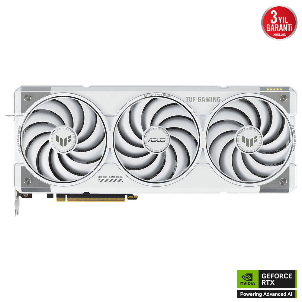 ASUS 16GB TUF GAMING RTX5070TI-O16G GDDR7 HDMI DP PCIe 5.0 Beyaz