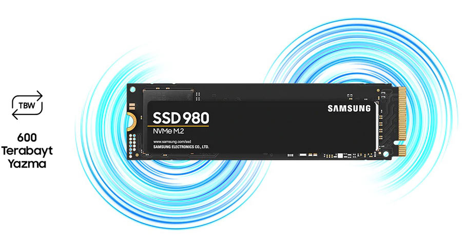 SAMSUNG 1TB SSD980 MZ-V8V1T0BW 3500- 3000MB/s M2 PCIe NVMe Gen3 Disk