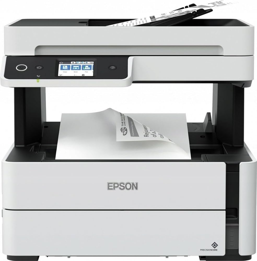EPSON A4 Siyah EcoTank M3170 Çok Fonksiyonlu Faxlı Tanklı Dublex Yazıcı USB,Ethernet,Kablosuz ikinci görünüm