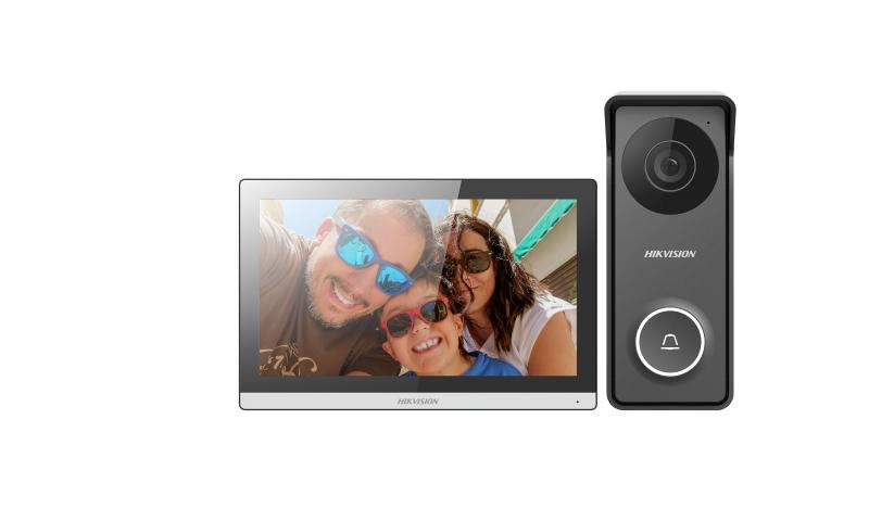 HİKVİSİON 7'' DS-KIS313-P Hibrit HD Intercom Kiti ikinci görünüm
