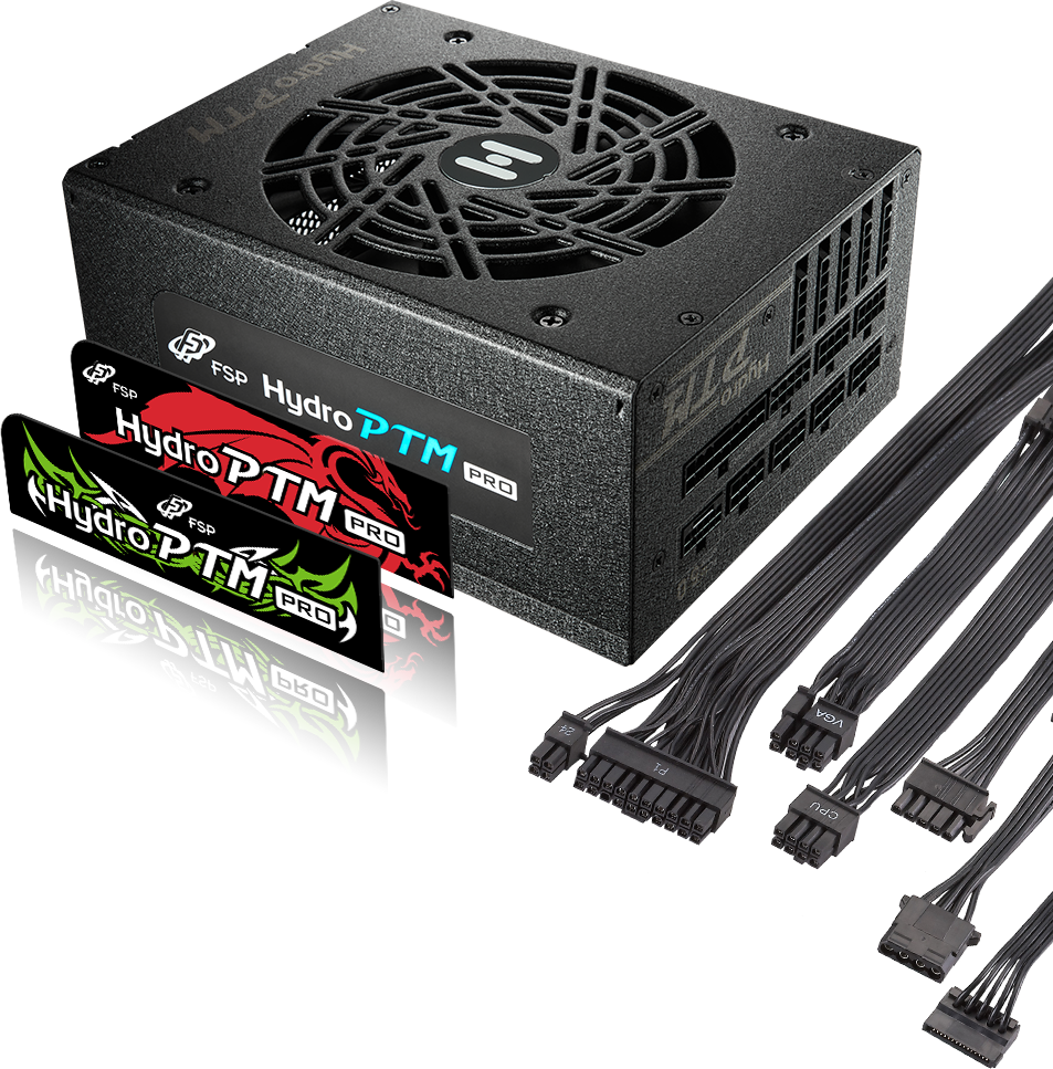 FSP 1200W 80+ GOLD HYDRO G PRO ATX3.0 HPT2-1200M PCIe5.0 Tam Modüler Power Supply