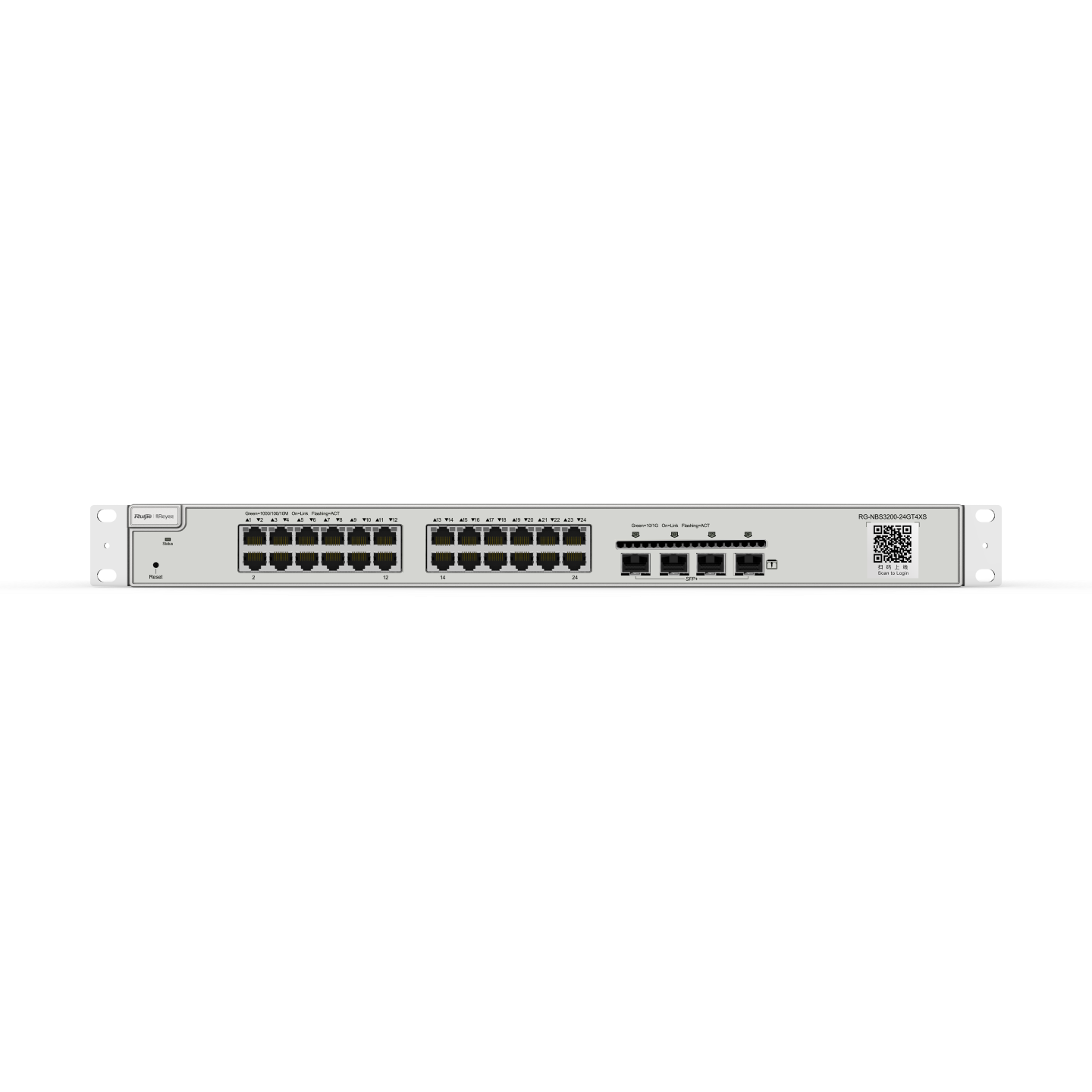 RUIJIE 24port 4-10GbE SFP Gigabit Yönetilebilir Switch RG-NBS3200-24GT4XS
