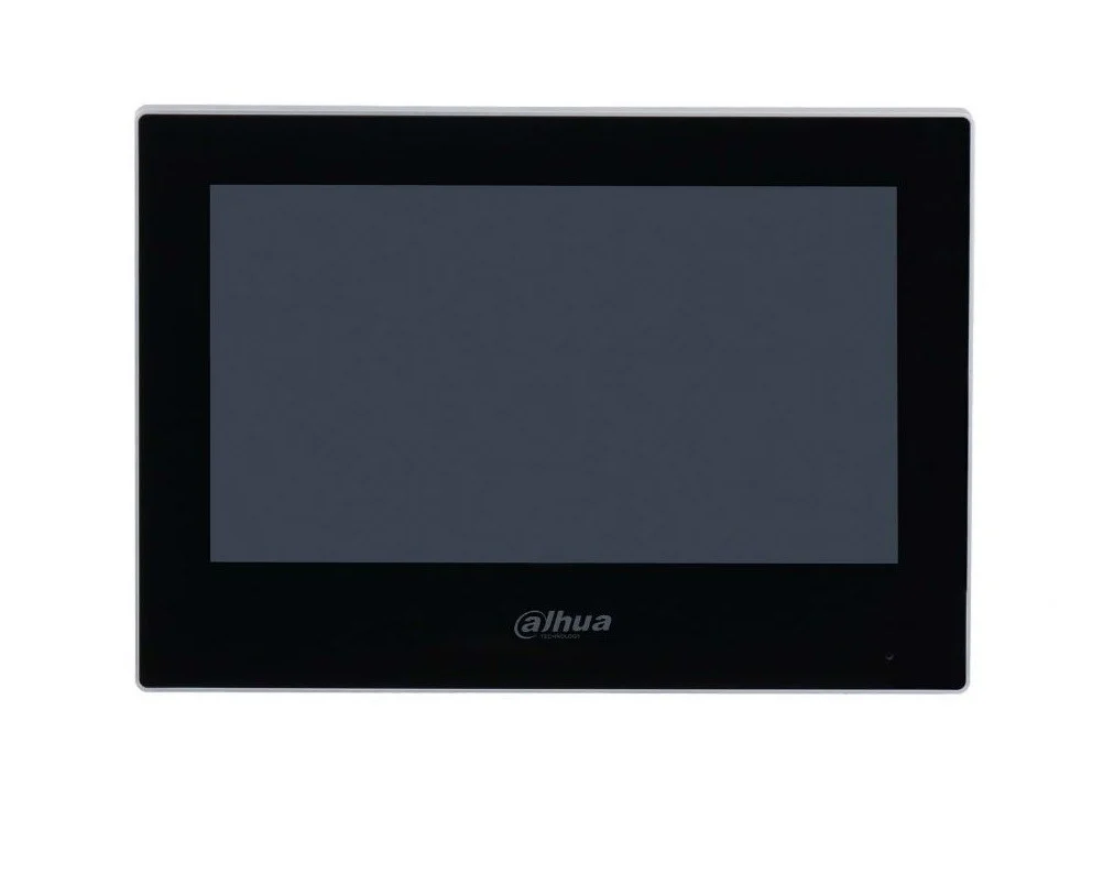 DAHUA 7" Dokunmatik DHI-VTH2621G-P Dahili IP Intercom Monitörü 1024x600 Siyah