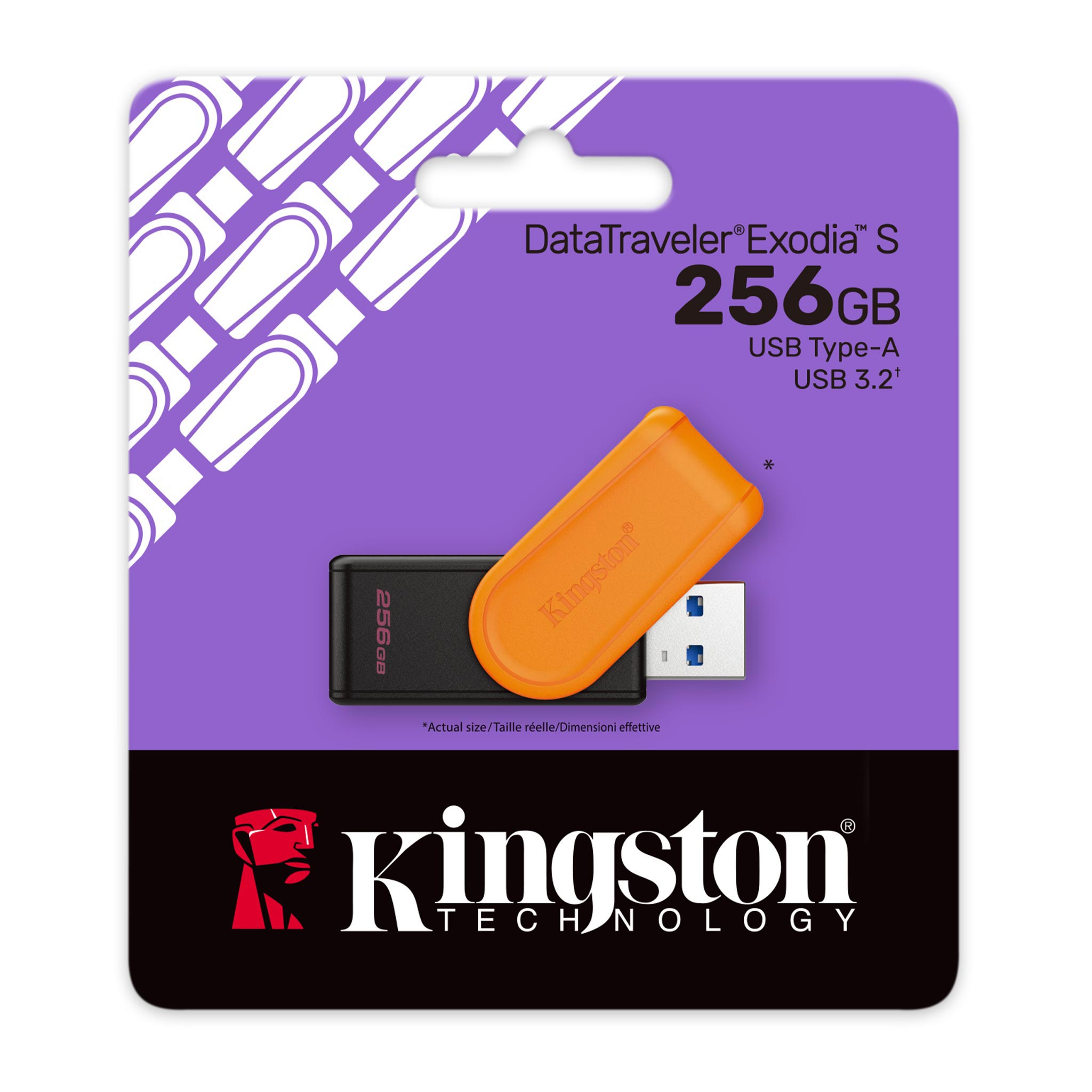 KINGSTON 256GB USB 3.2 EXODIA S DTXS/256GB Taşınabilir Bellek