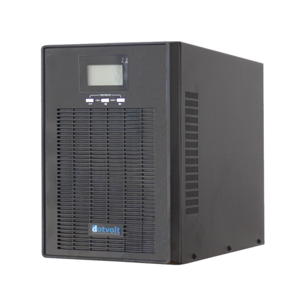 DOTVOLT 2KVA MN2KVA PLUS ONLINE 1/1F LCD EKRAN TOWER UPS 4x 12V 9 Ampe ikinci görünüm