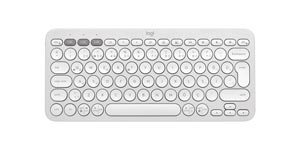 LOGITECH Pebble Keys 2 K380s Bluetooth Q Trk Beyaz Klavye (920-011859)