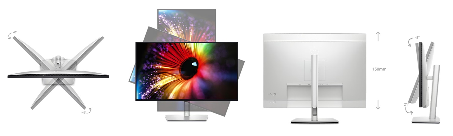 DELL 27" IPS ULTRASHARP U2724D 5MS 120Hz HDMI-DP-USB-C Kurumsal Monitör (2560 X 1440)