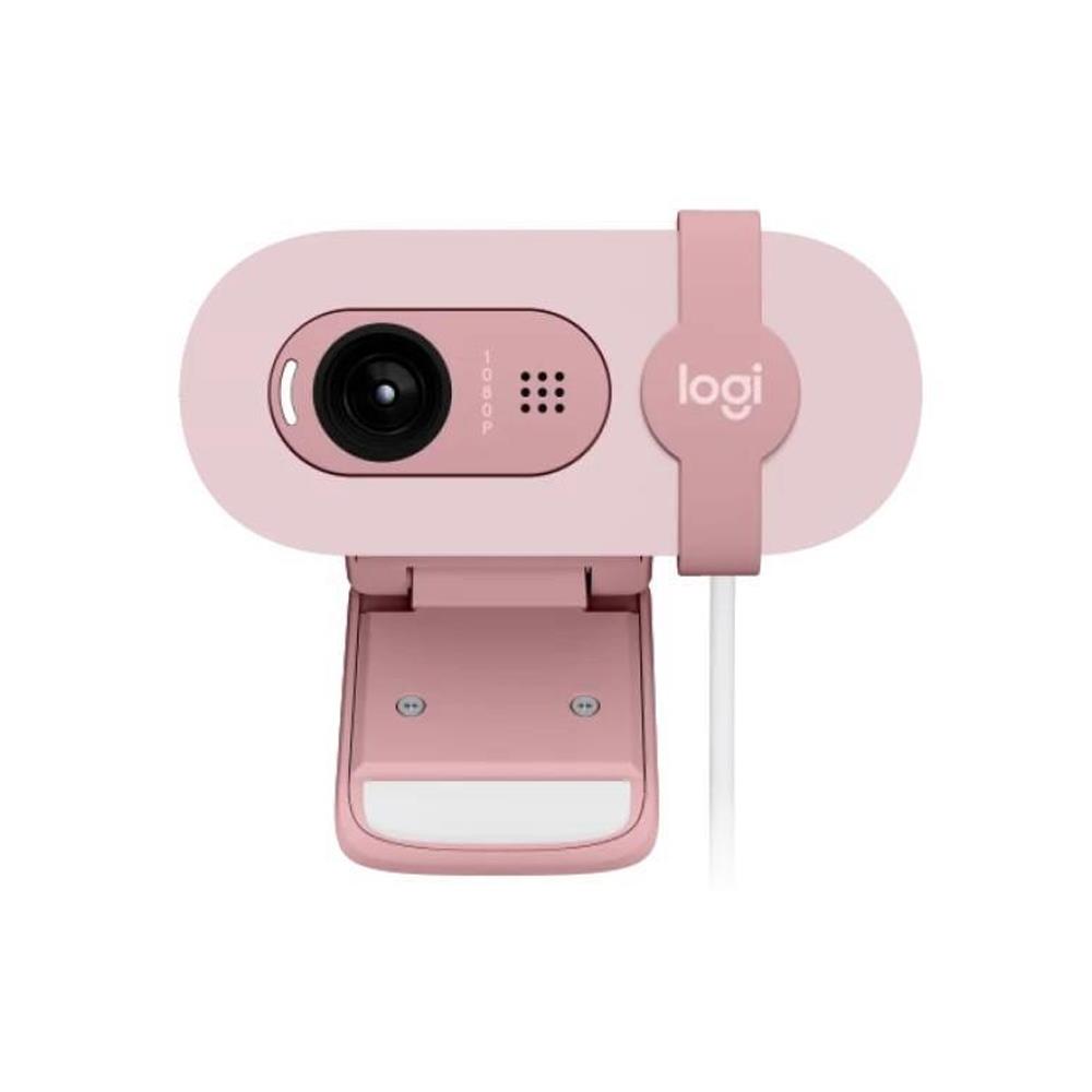 LOGITECH BRIO 100 1080p Dahili Mikrofonlu Webcam Pembe 960-001623 ikinci görünüm