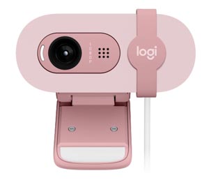 LOGITECH BRIO 100 1080p Dahili Mikrofonlu Webcam Pembe 960-001623