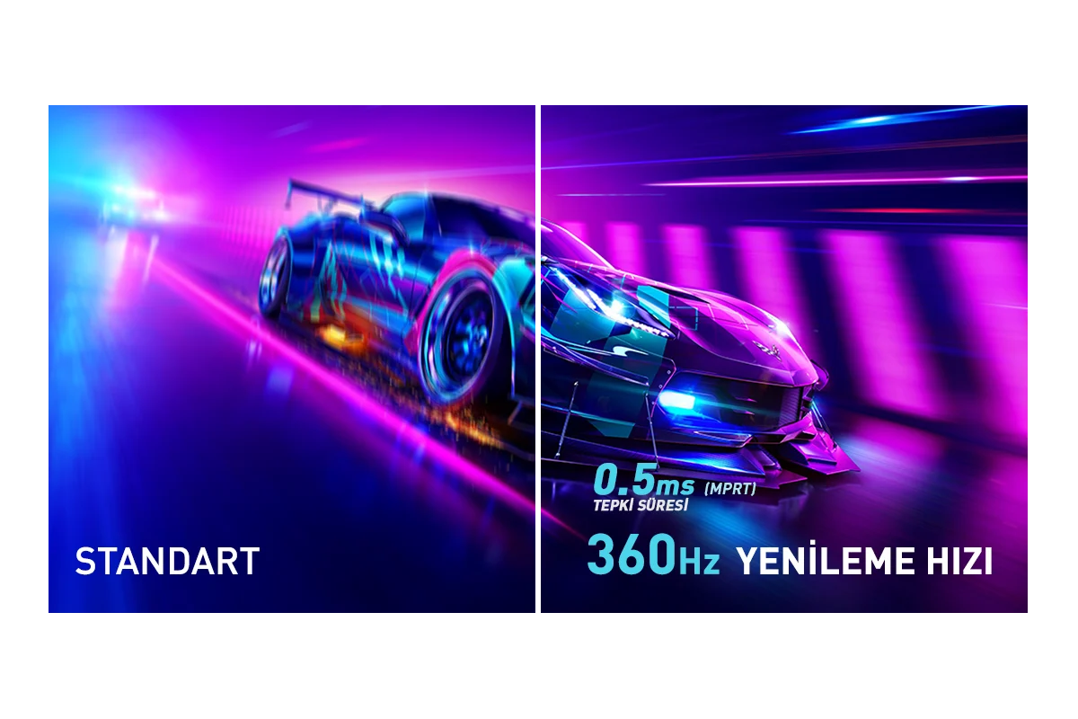 GAMEBOOSTER 27" FAST IPS GB-27F360FP 0.5MS 360HZ HDMI-DP RGB PIVOT GAMING MONİTÖR