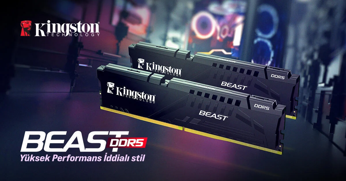 KINGSTON 64GB (2X 32GB) DDR5 6000MHZ CL30 DUAL KIT PC RAM BEAST EXPO KF560C30BBEK2-64TR