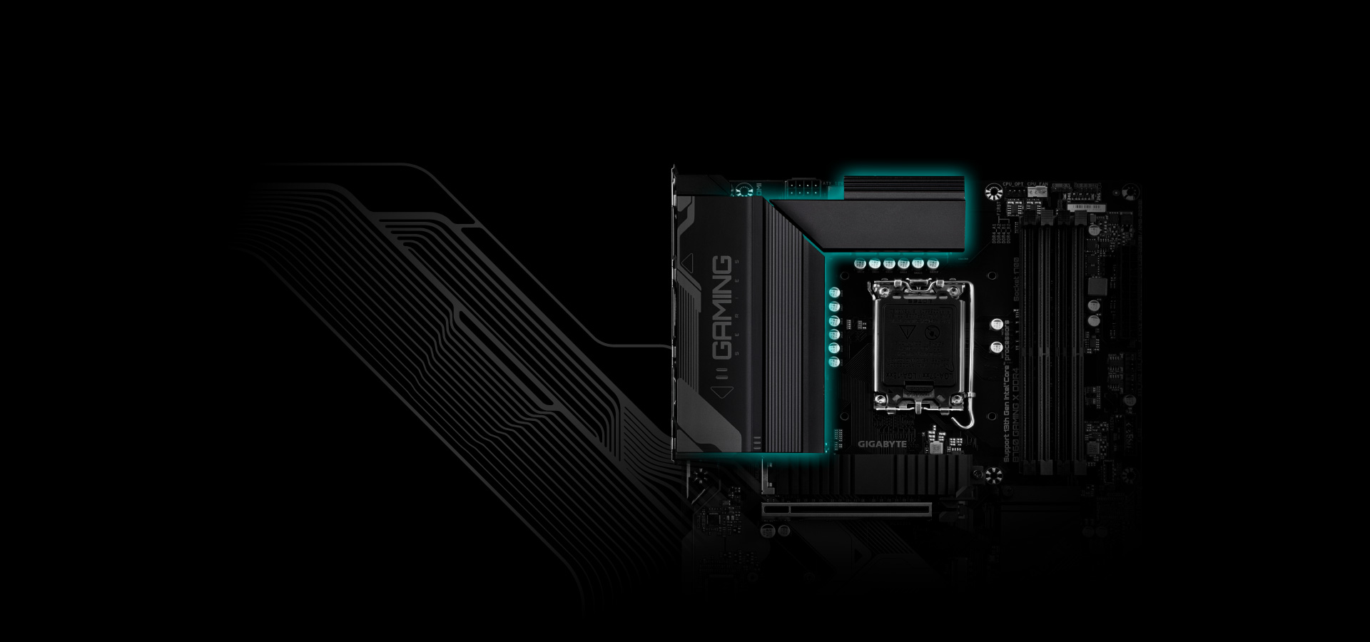 GIGABYTE B760 GAMING X DDR4 HDMI DP PCIE 4.0 1700p ATX