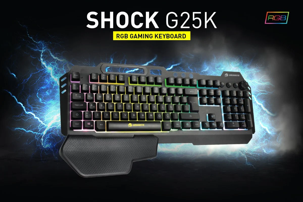 GAMEBOOSTER GB-G25K Kablolu Siyah Gaming Klavye