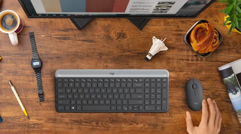 LOGITECH MK470 Kablosuz Q Trk Siyah Klavye - Mouse Set (920-009435)
