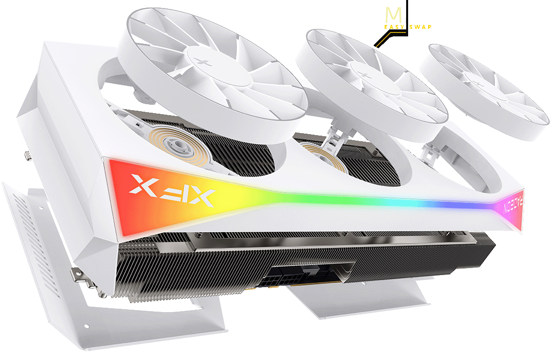 XFX 16GB RX9070XT MAGNETIC AIR OC WHITE RX-97TMARGW9 GDDR6 256Bit RGB PCIE 5.0 BEYAZ