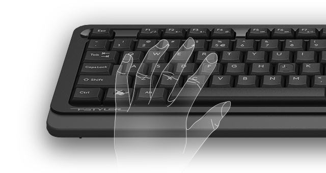 A4TECH FG1035 Kablosuz Q Trk Siyah/Mavi Klavye - Mouse Set