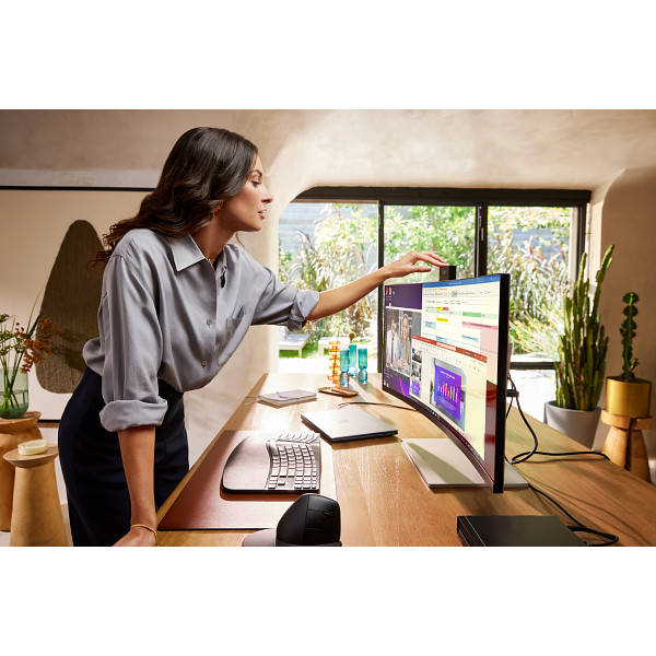 HP 34" IPS 7 PRO 734PM 8K157UT 5MS 120HZ HDMI-DP TYPEC Thunderbolt Video Konferans Monitörü 3440x1440