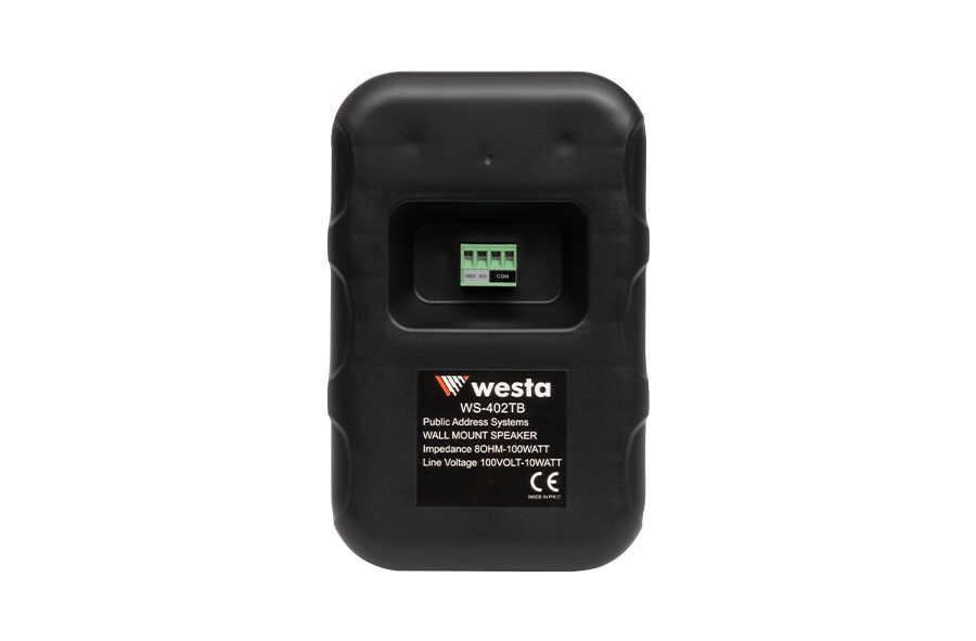 WESTA WS-402TB Sütun Tipi Siyah Hoparlör