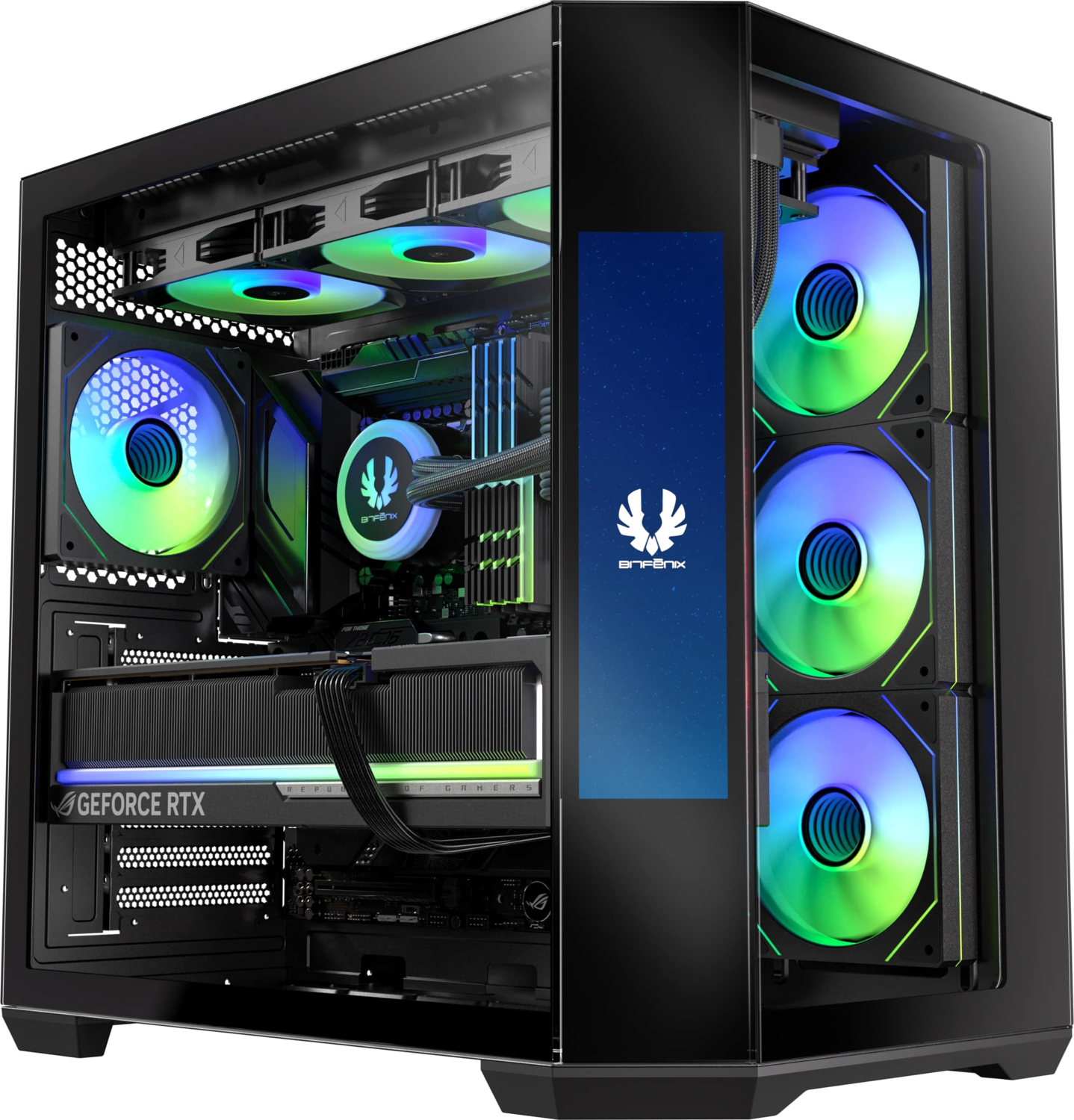 BITFENIX 850W 80+ BRONZE 10.24" DIGITAL T10 Siyah Gaming Mid-Tower PC Kasası