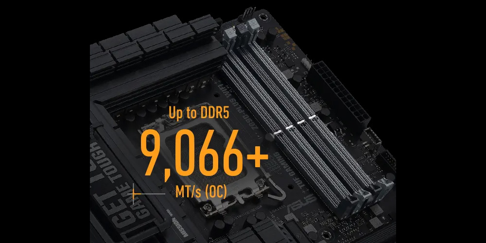 ASUS TUF GAMING Z890-PLUS WIFI-7 DDR5 THUNDERBOLT-HDMI DP PCIE 5.0 1851p ATX
