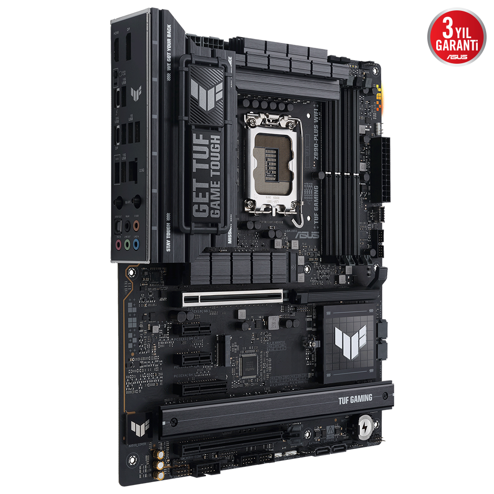 ASUS TUF GAMING Z890-PLUS WIFI-7 DDR5 THUNDERBOLT-HDMI DP PCIE 5.0 1851p ATX