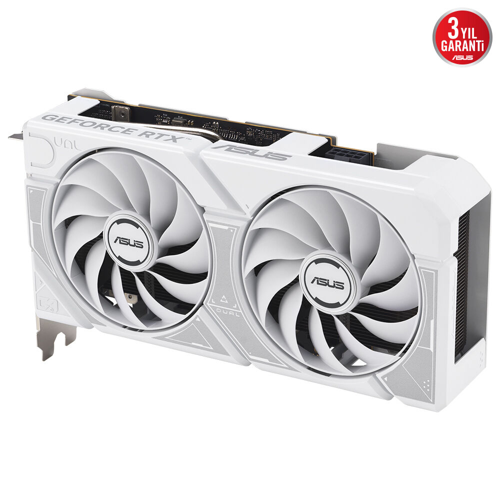 ASUS RTX5060 8GB DUAL-RTX5060-O8G GDDR7 128bit HDMI DP PCIe 5.0 WHITE EDITION