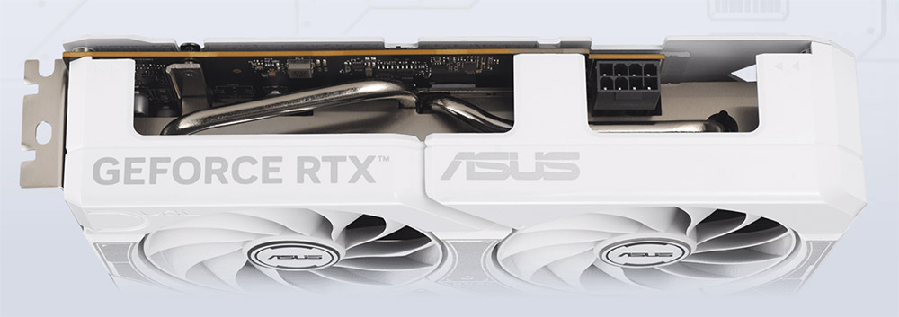 ASUS RTX5060 8GB DUAL-RTX5060-O8G GDDR7 128bit HDMI DP PCIe 5.0 WHITE EDITION