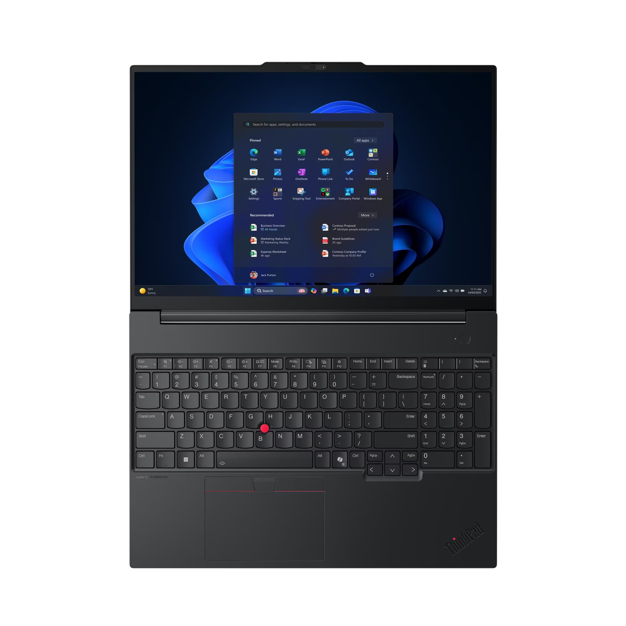 LENOVO 16" THINKPAD E16 G3 21SR006RTX ULTRA 7 255H-16GB DDR5 RAM-512GB M2 NVME-FDOS